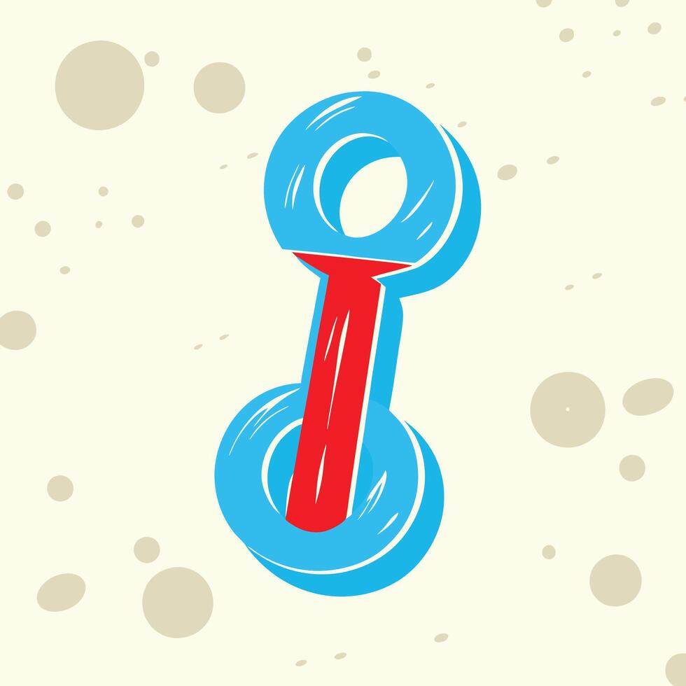 Abstract Circular Design with Connecting Element vector