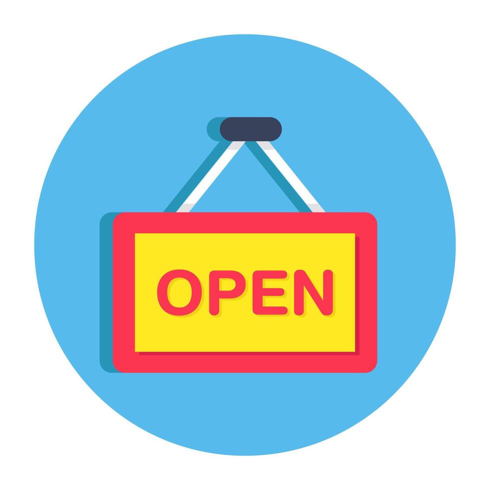 Modern design icon of open Board vector