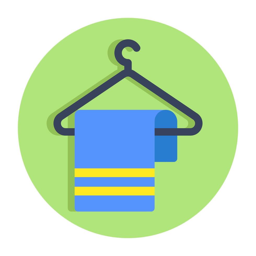 Modern design icon of towel rack vector