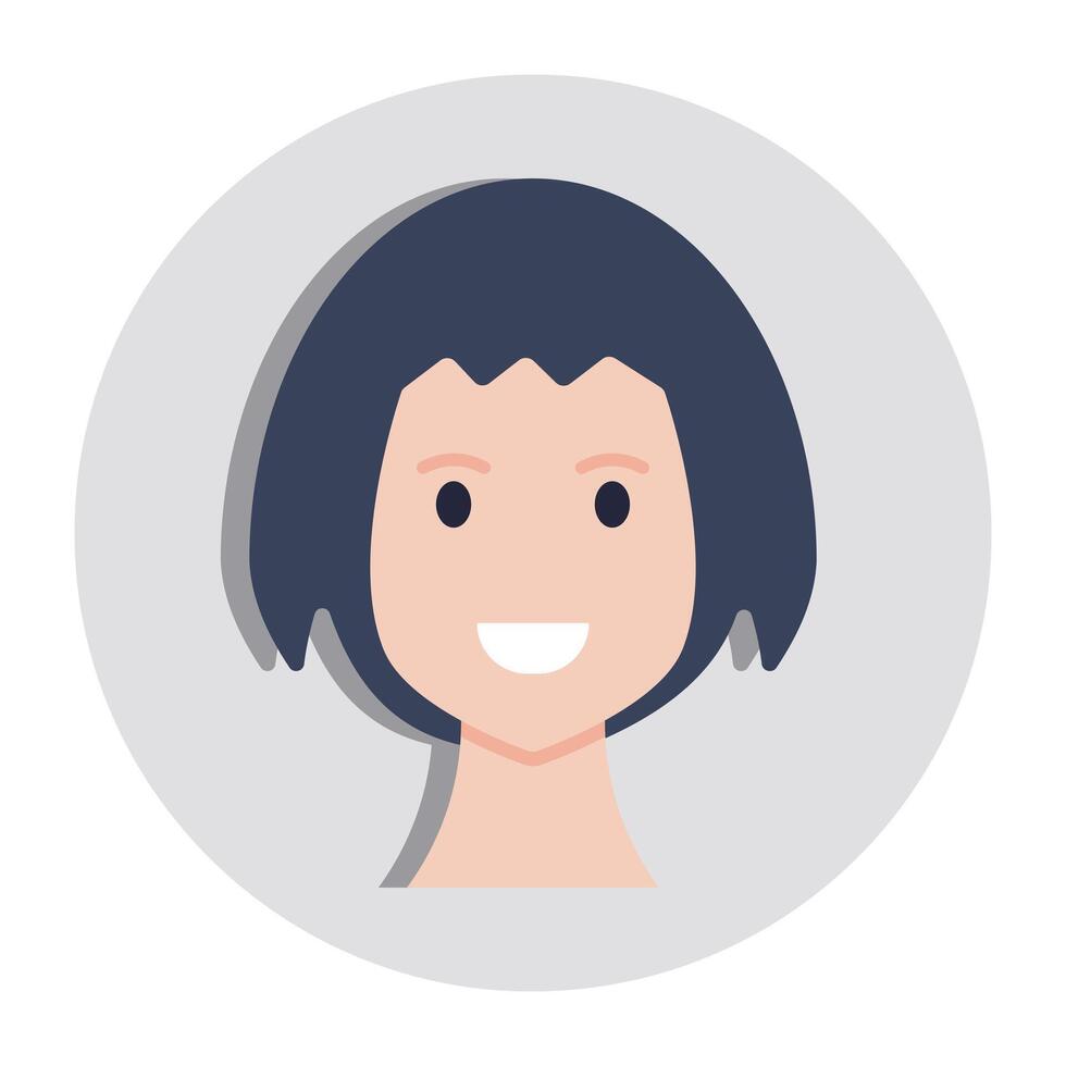 Trendy design of stylish girl vector