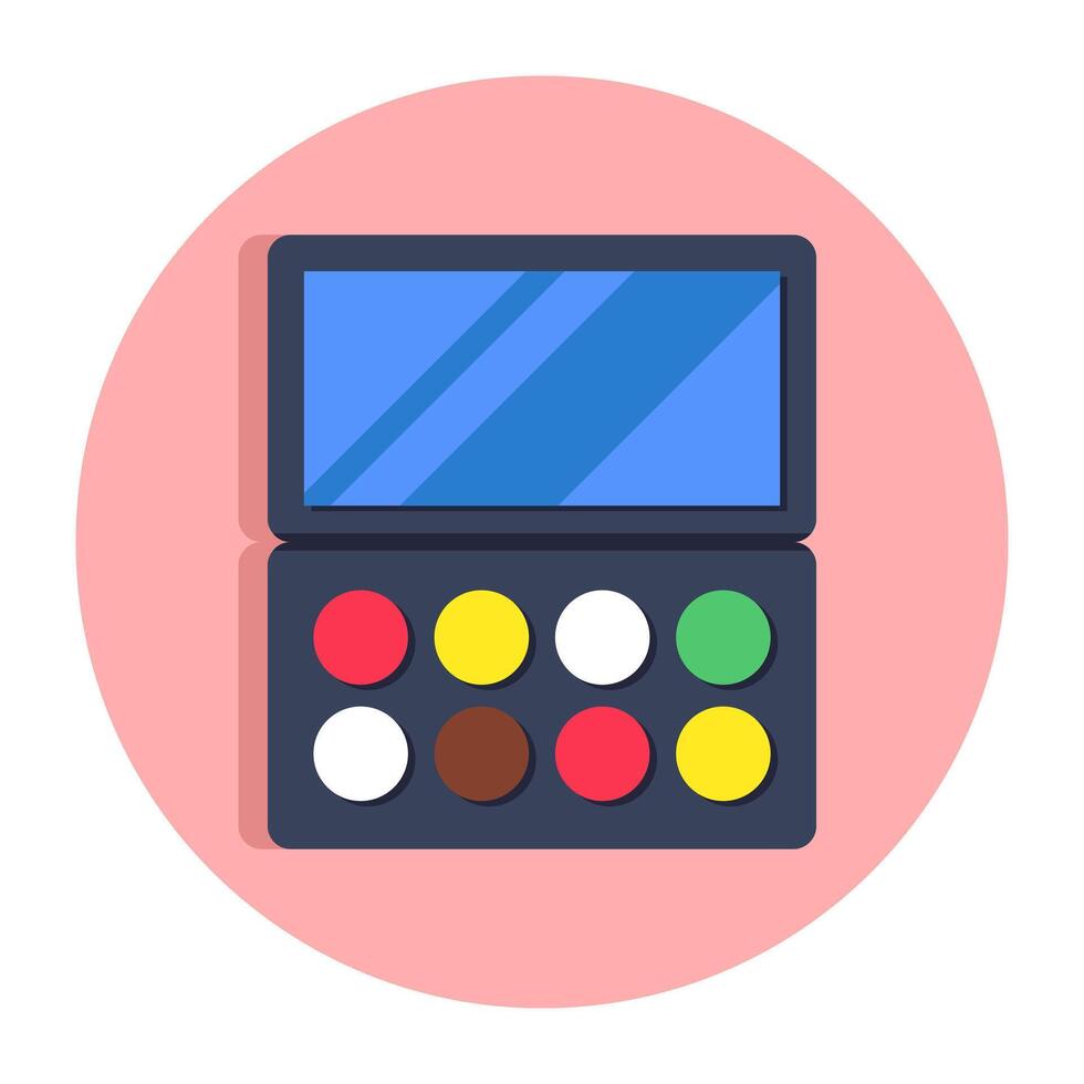 Modern design icon of eyeshadow kit vector