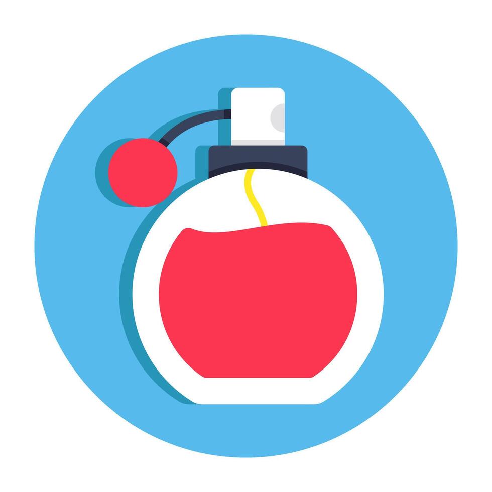 A unique design icon of perfume vector