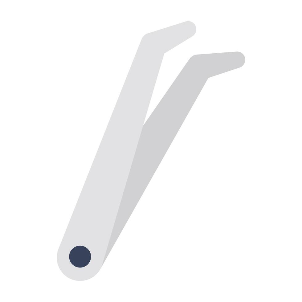 Modern design icon of tweezer vector