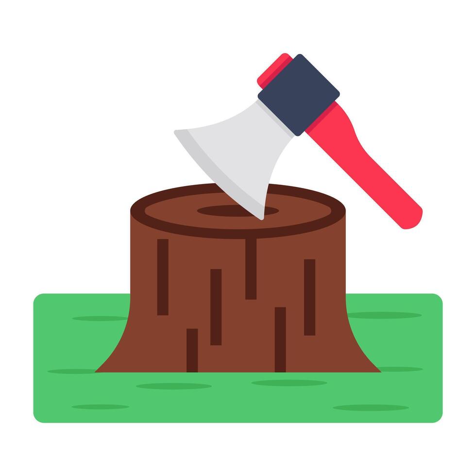 Perfect design icon of wood cutting vector