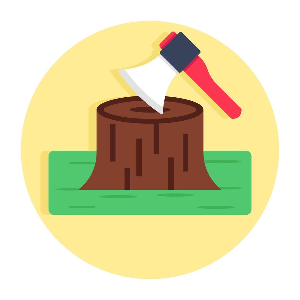 Perfect design icon of wood cutting vector