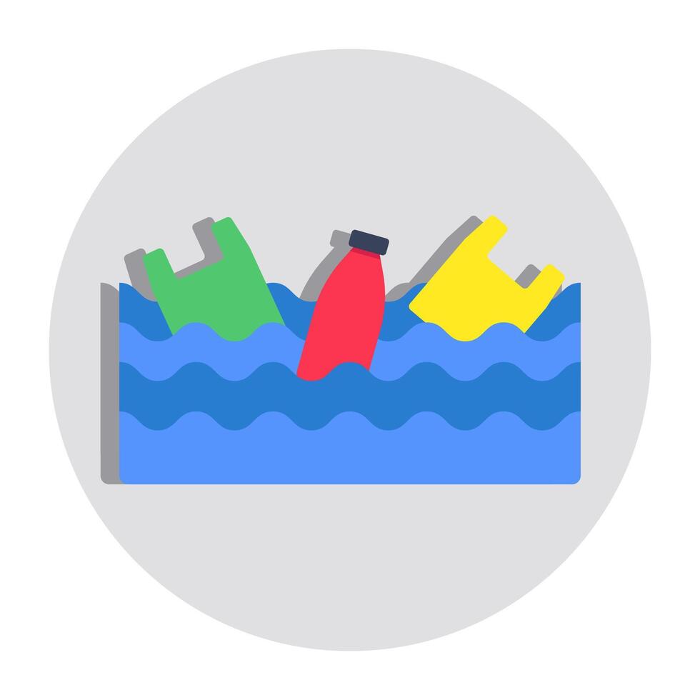 Perfect design icon of water pollution vector