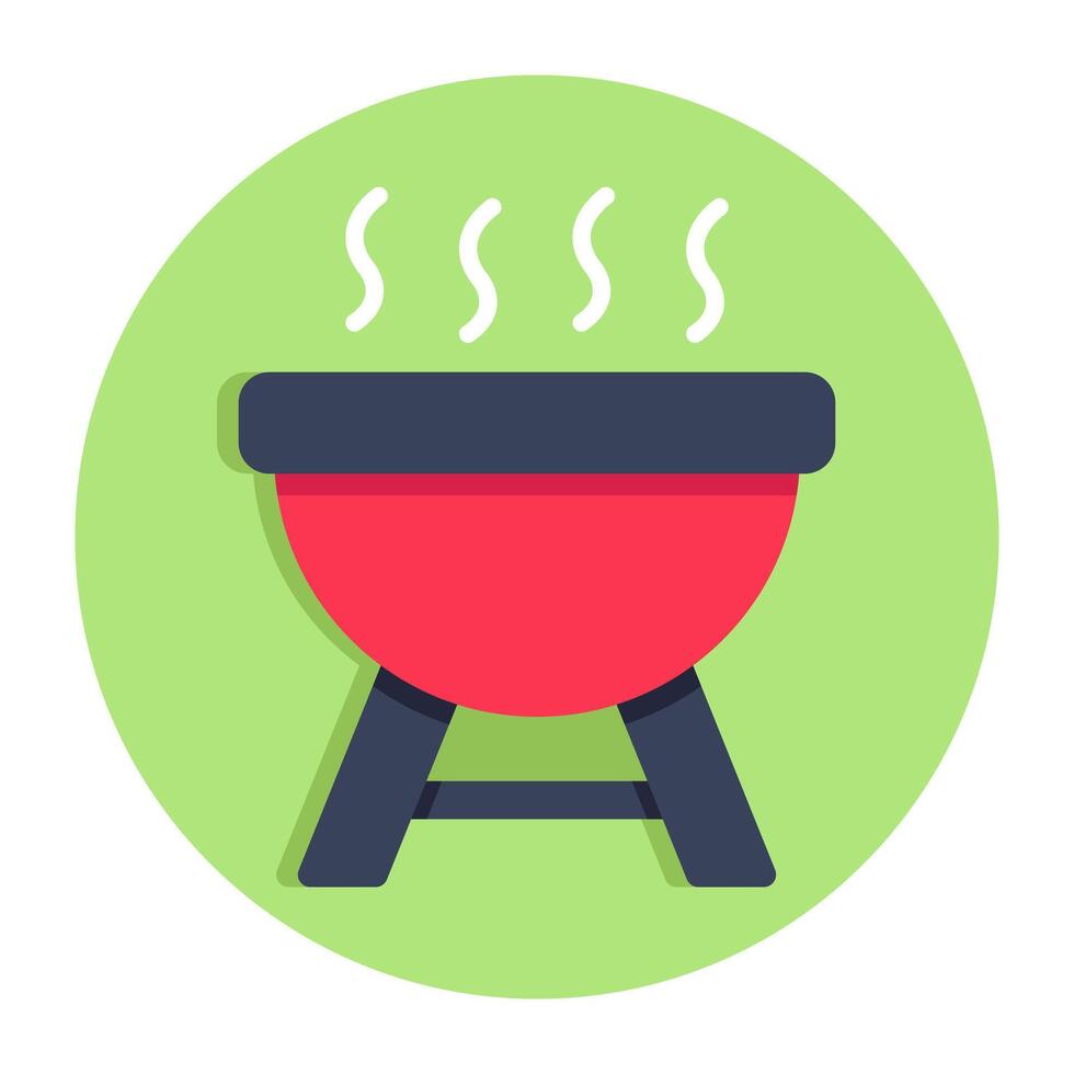 A beautiful design icon of barbeque vector