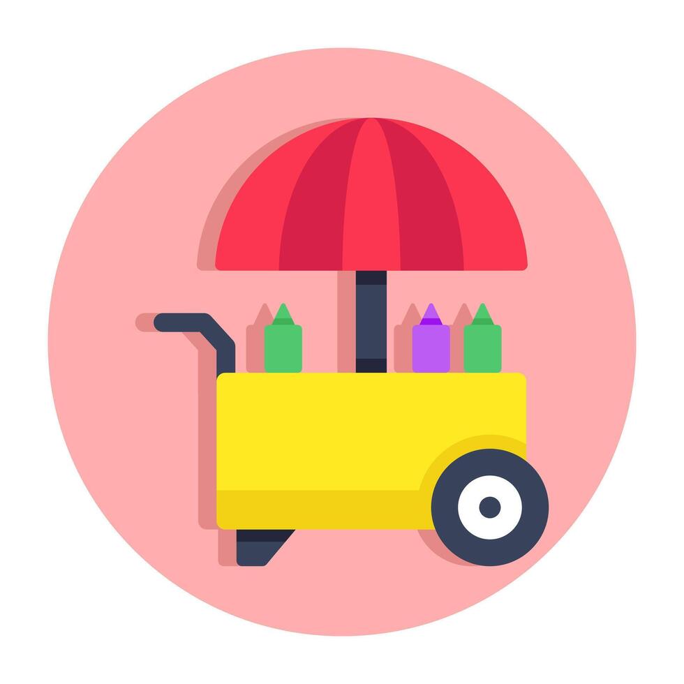 Perfect design icon of street cart vector