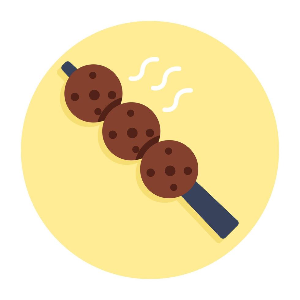A trendy design icon of dango vector