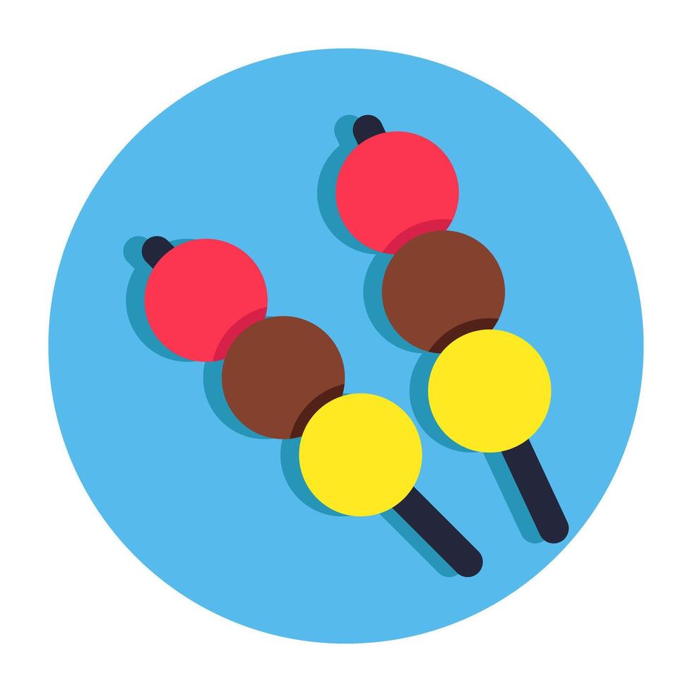 Modern design icon of kabab vector