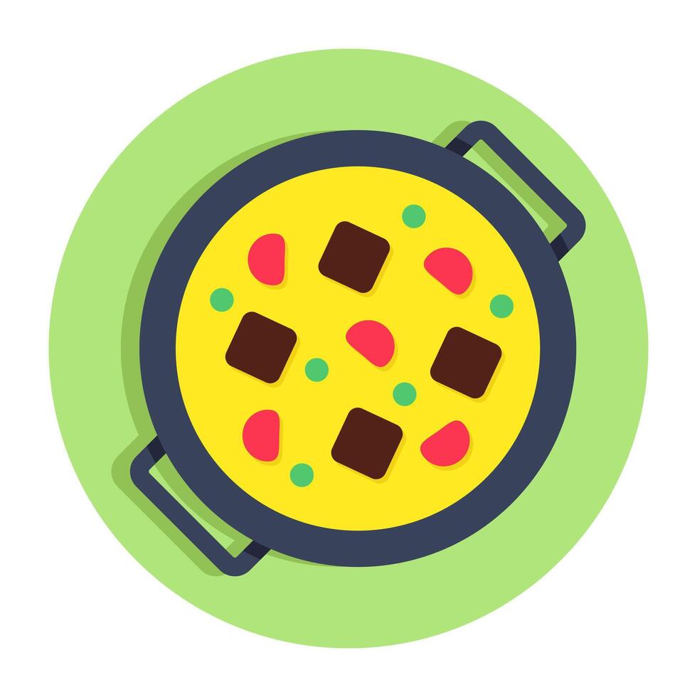 A trendy design icon of curry vector