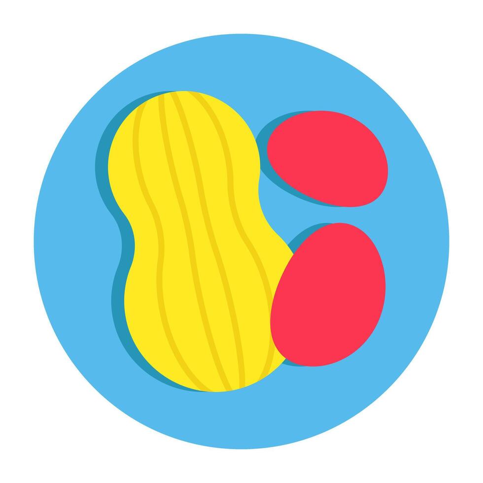 Modern design icon of peanut vector