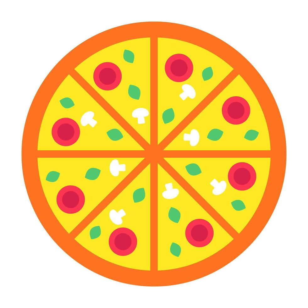 Perfect design icon of pizza vector