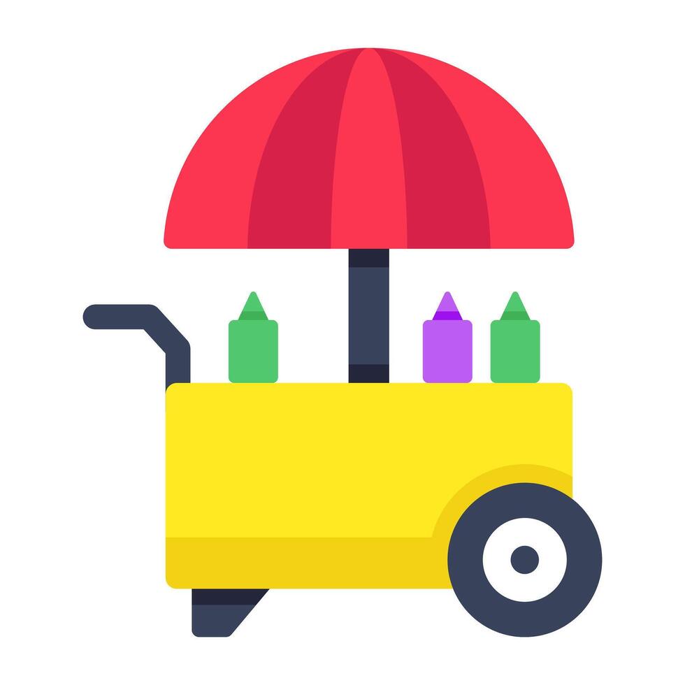 Perfect design icon of street cart vector