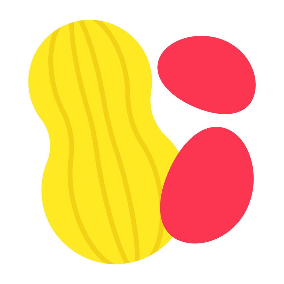 Modern design icon of peanut vector