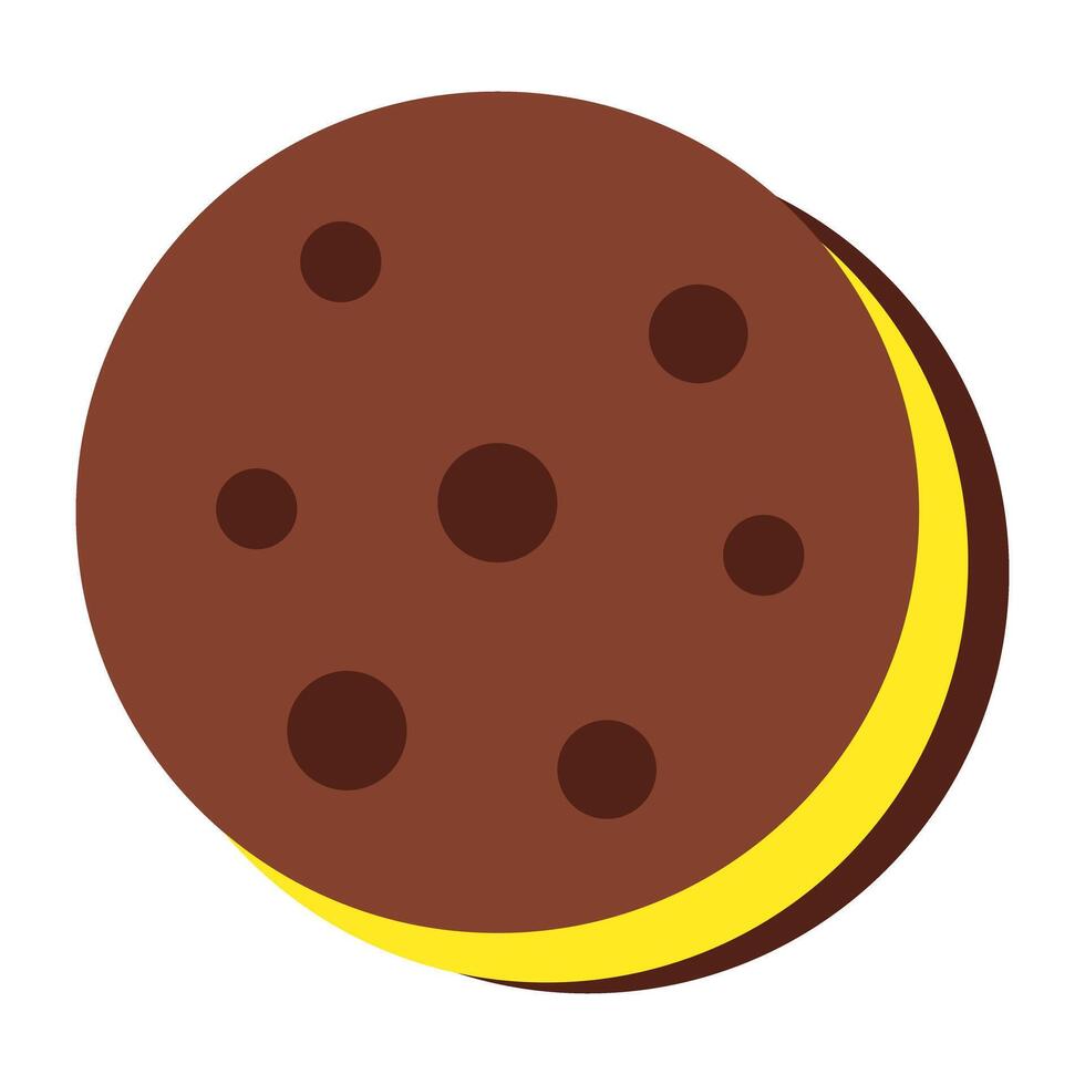 Modern design icon of biscuit vector