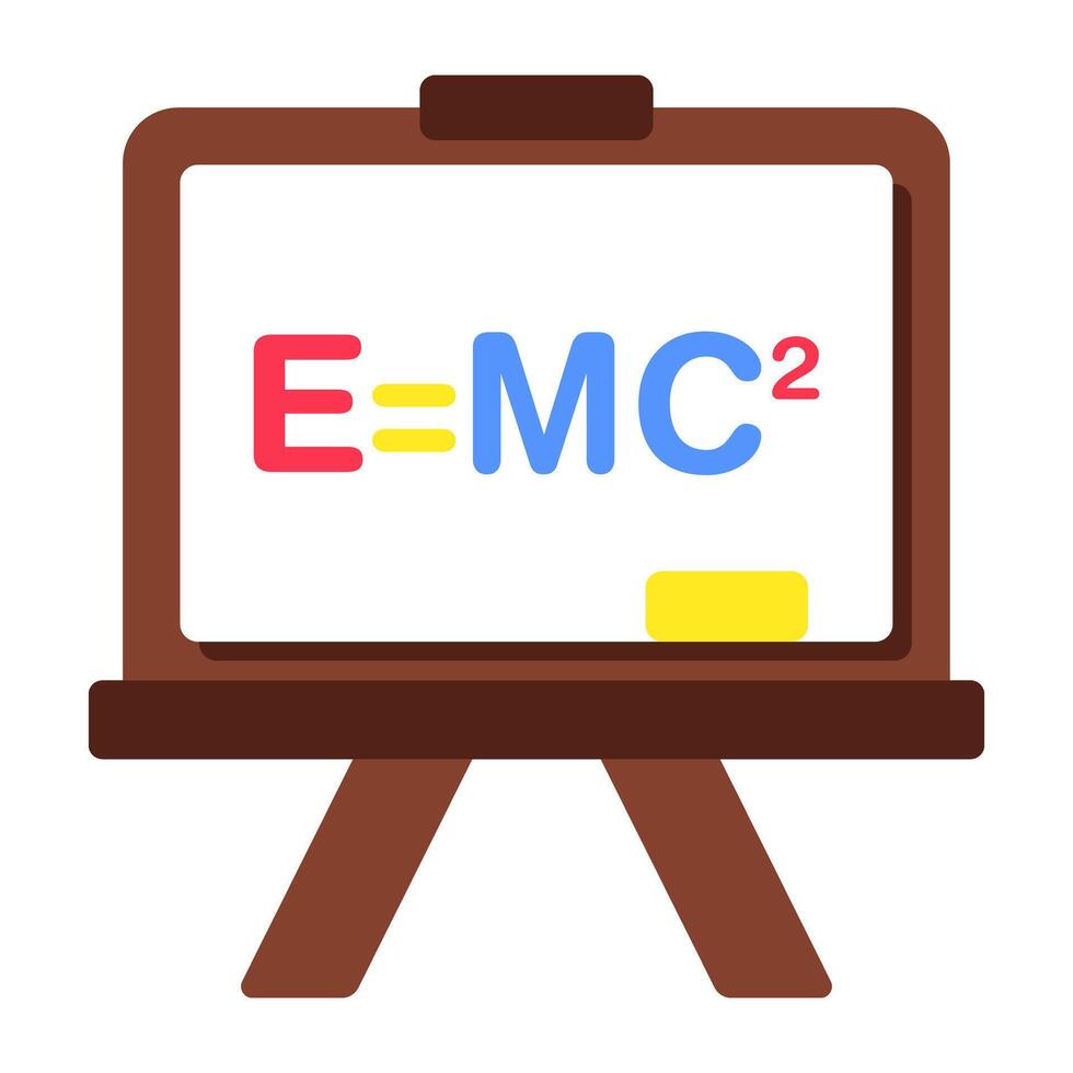 A creative design icon of physics class vector