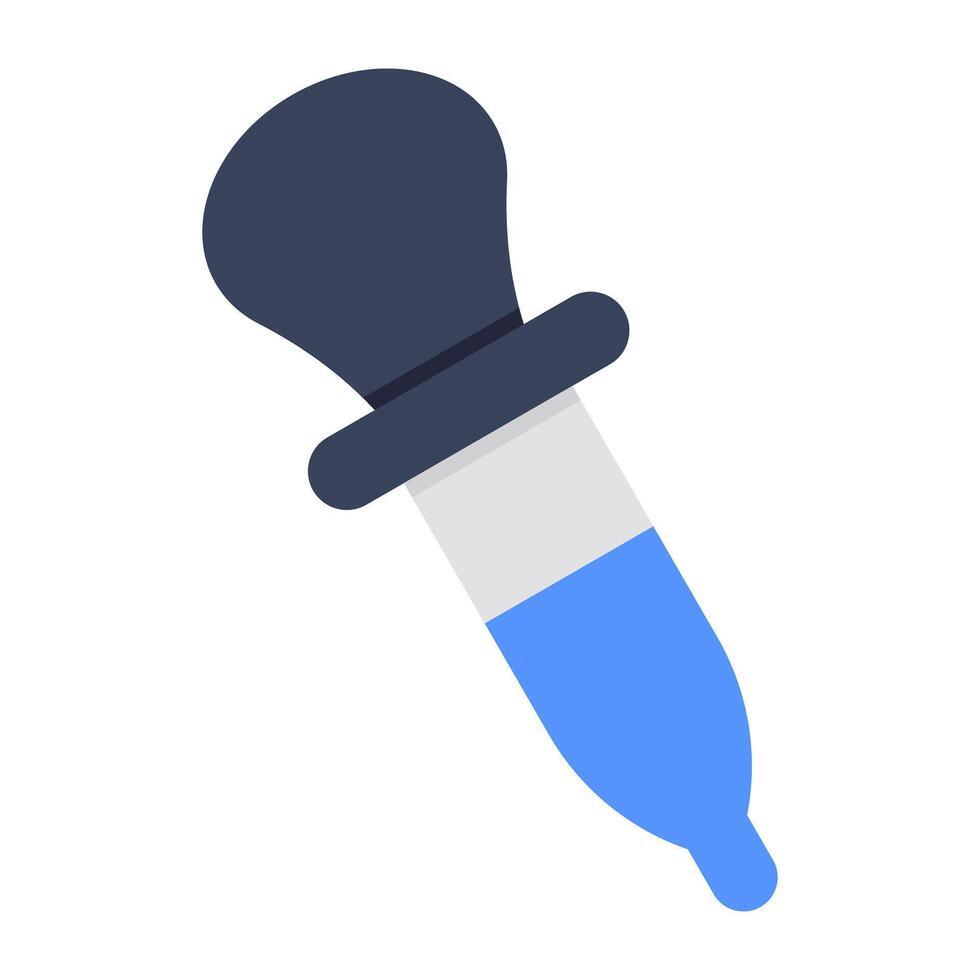A unique design icon of dropper vector