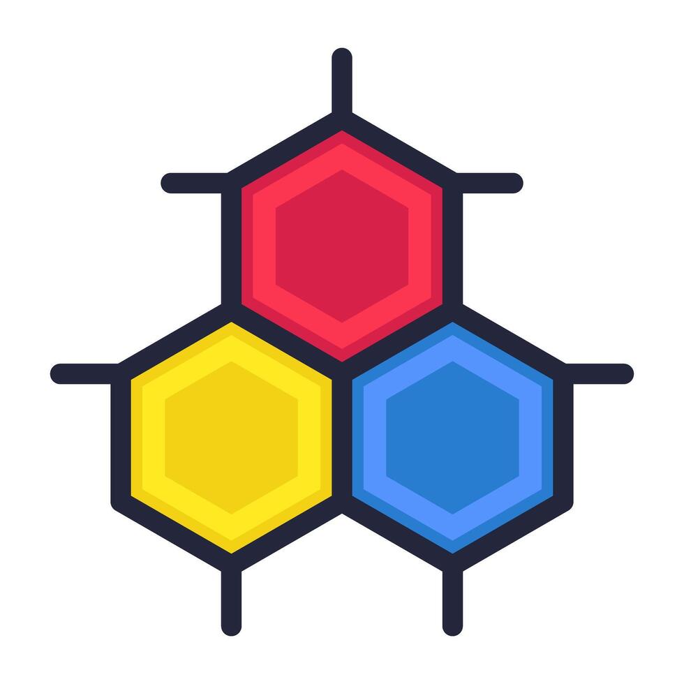 Modern design icon of compound vector