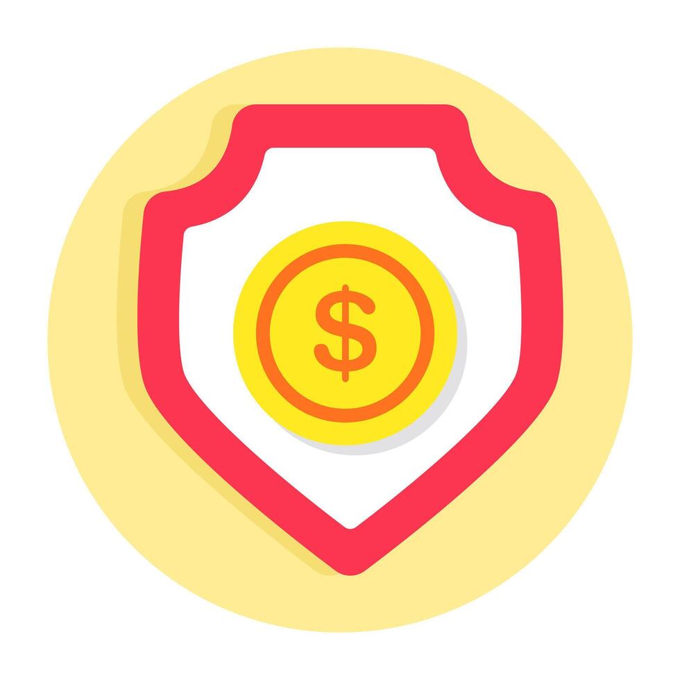 Perfect design icon of dollar security vector