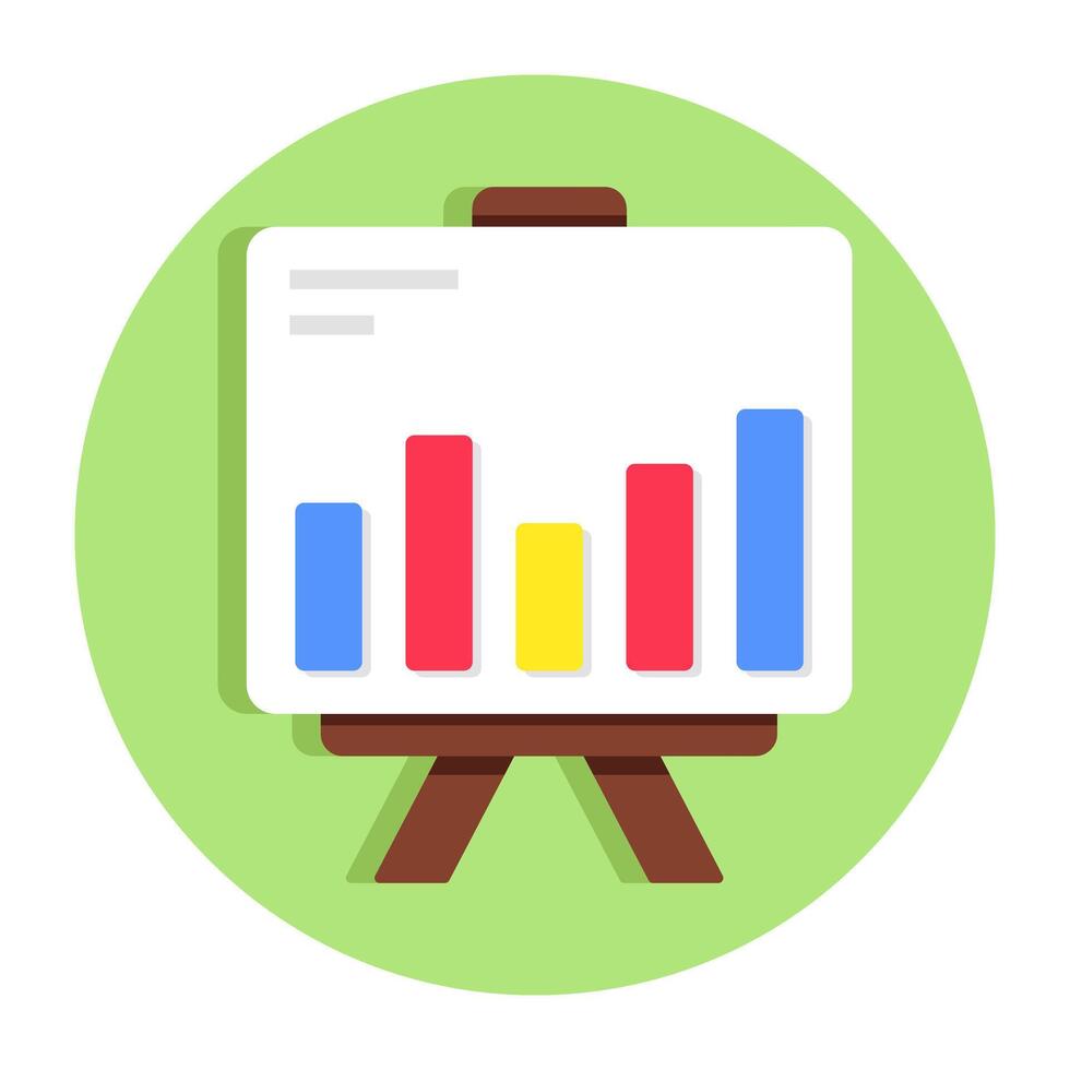 Premium design icon of business Presentation vector