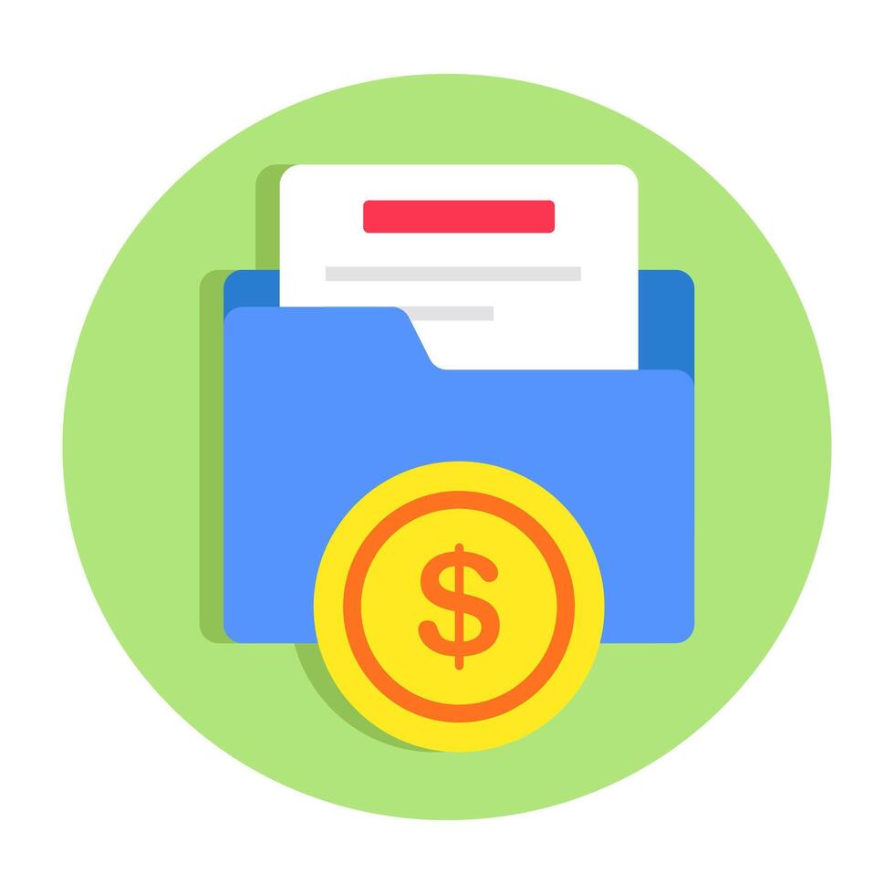 Perfect design icon of business folder vector