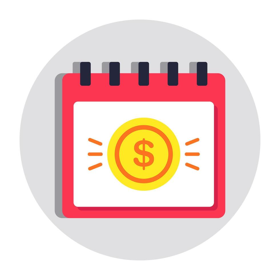 Perfect design icon of payday vector
