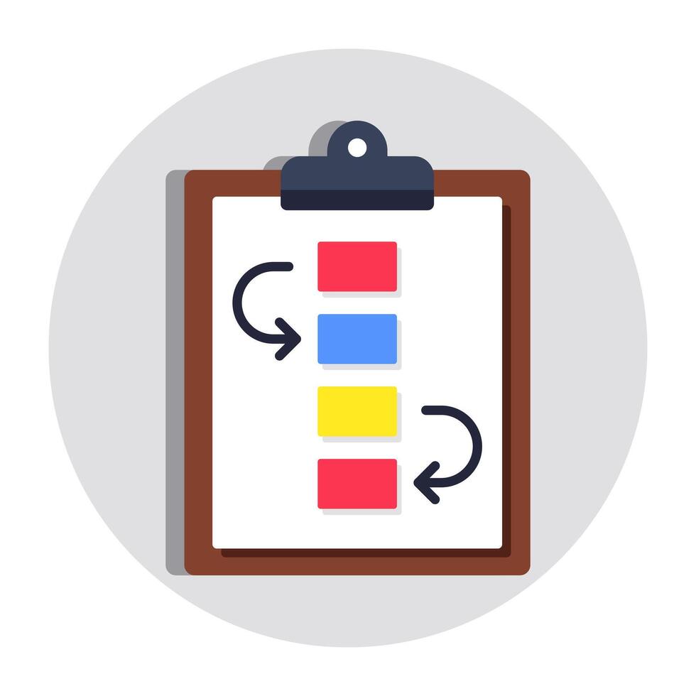 An icon design of hierarchy vector