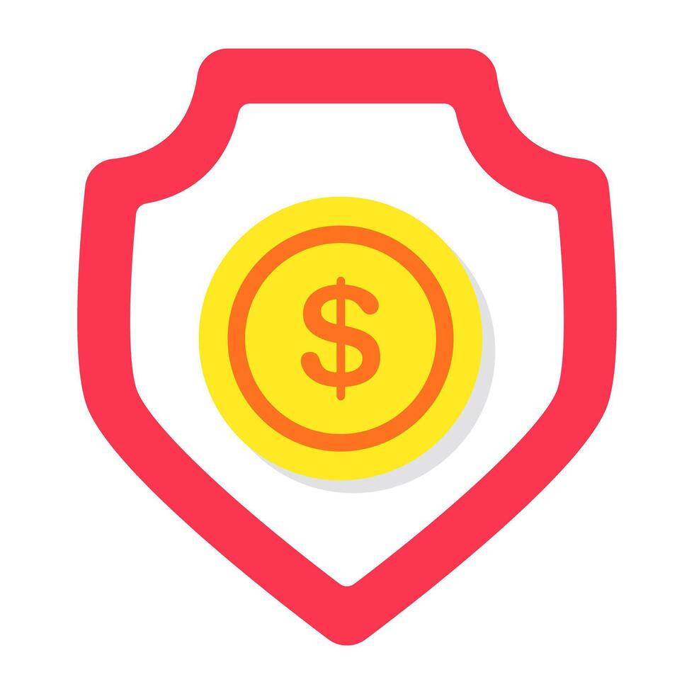 Perfect design icon of dollar security vector