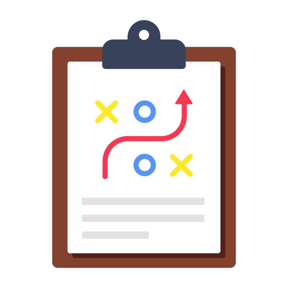 Premium design icon of strategy vector