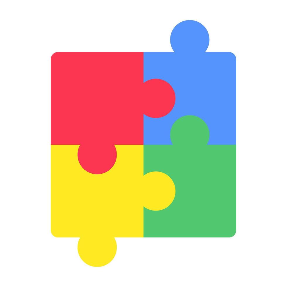 Perfect design icon of jigsaw vector