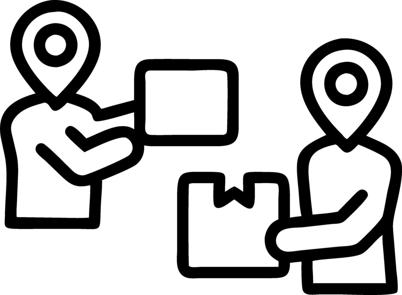 Kids Coordinating Deliveries vector