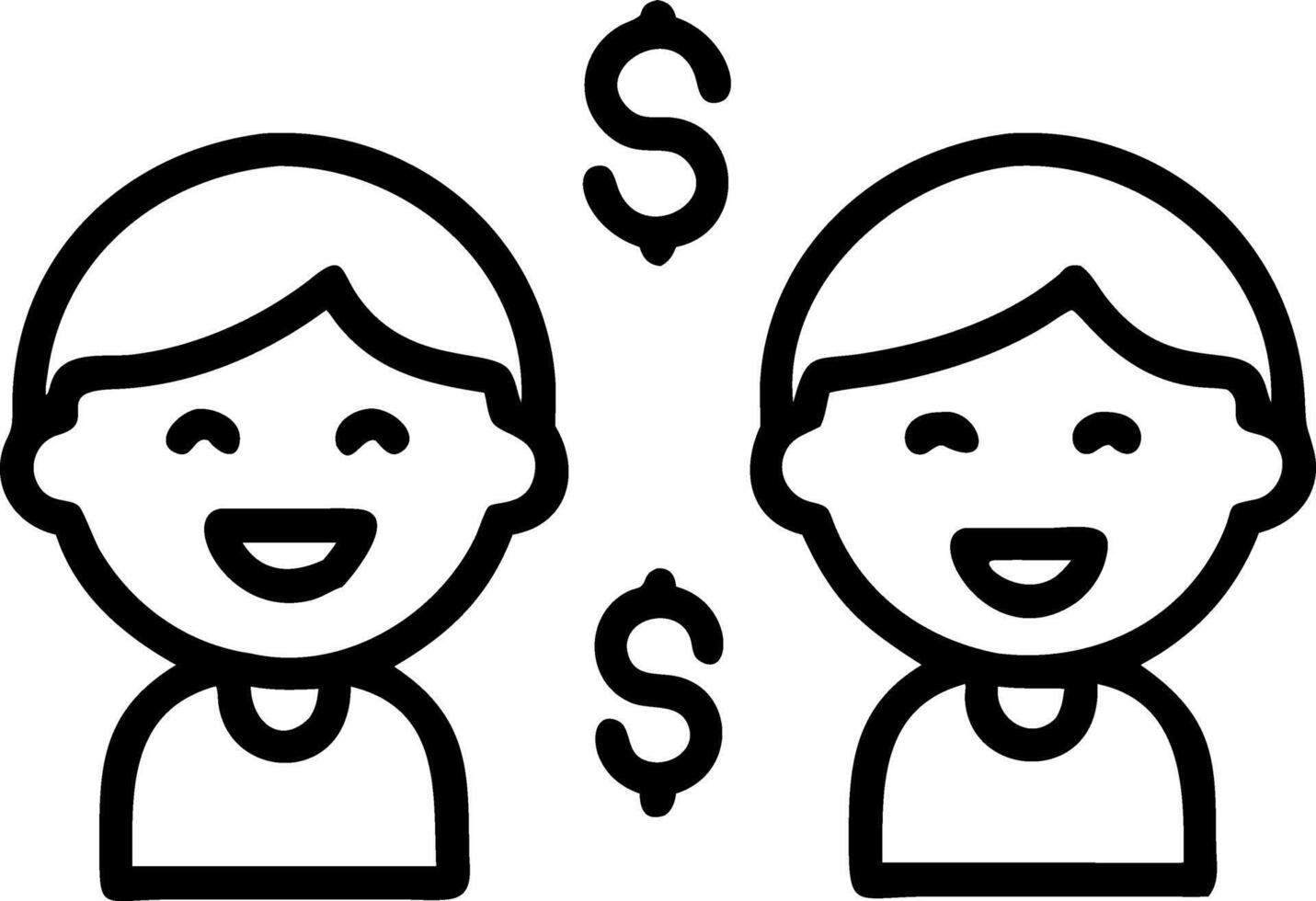 Happy Kids Budget Review vector