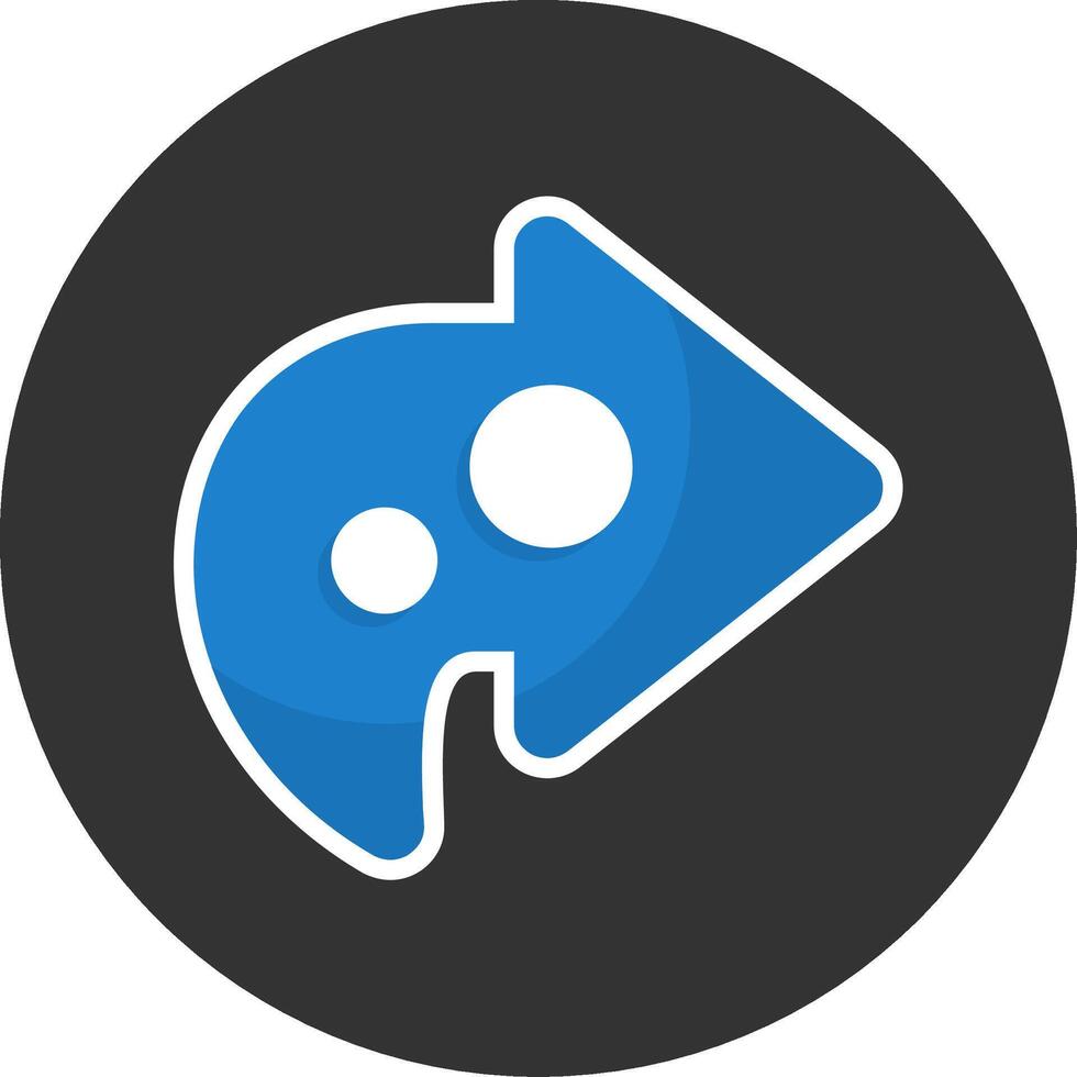 Share Flat Grey Circle Style Icon vector