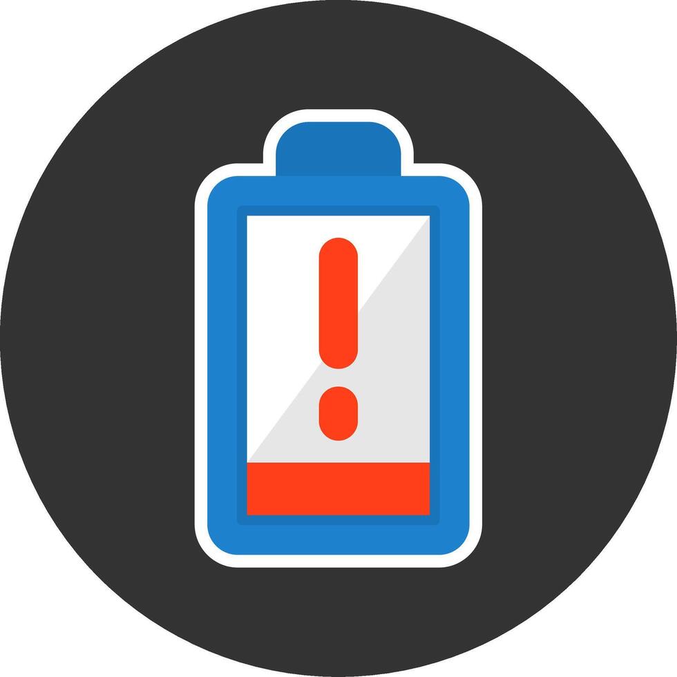 Charging Flat Grey Circle Style Icon vector