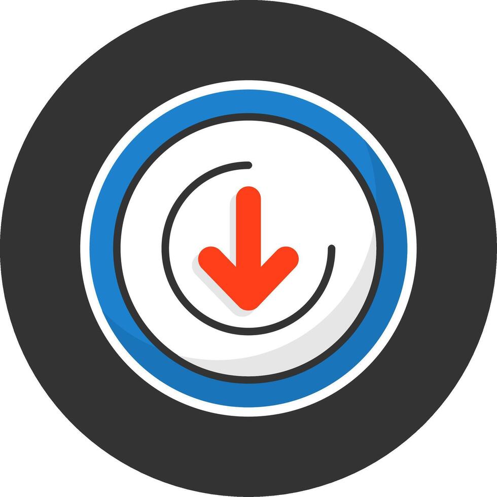 Download Flat Grey Circle Style Icon vector
