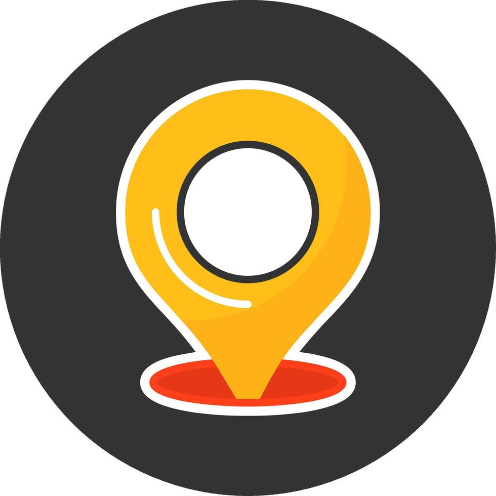 GPS Flat Grey Circle Style Icon vector