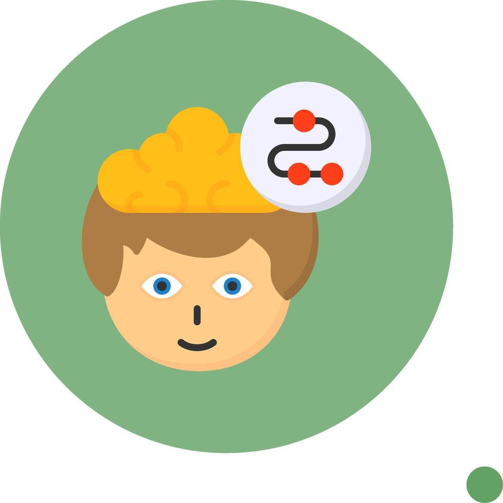 Strategy Flat Long Shadow Style Icon vector