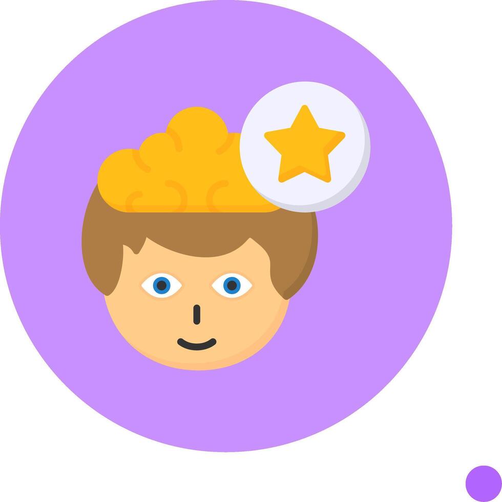 Favorite Flat Long Shadow Style Icon vector