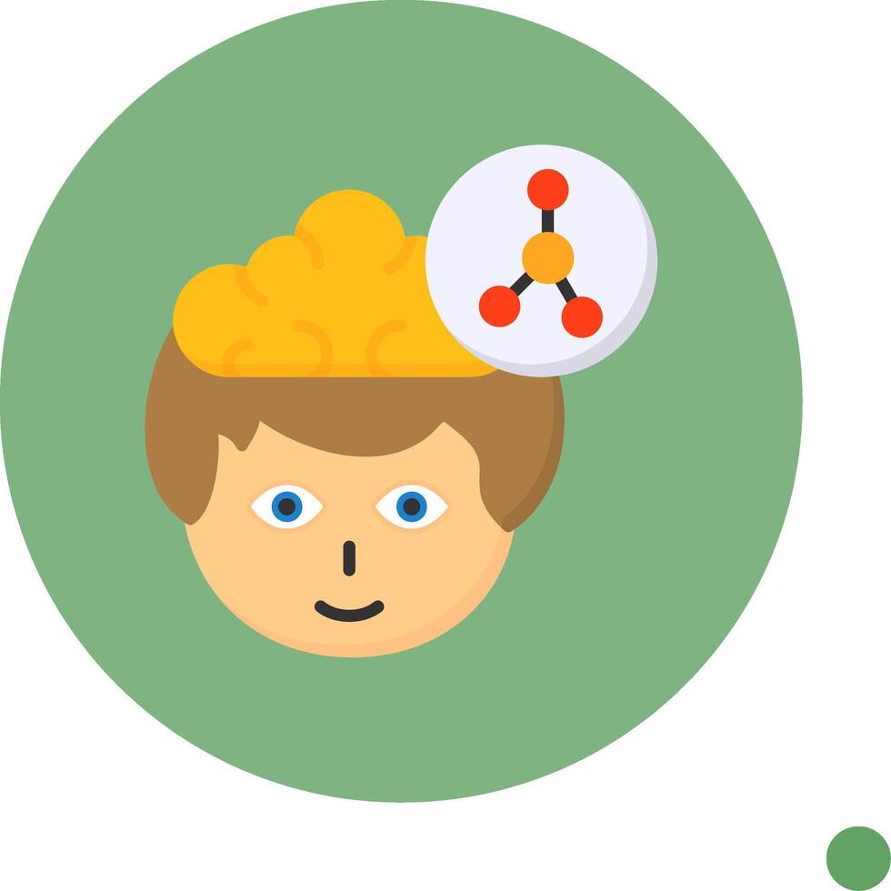 Network Flat Long Shadow Style Icon vector