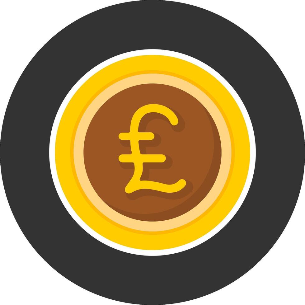 Italian Lira Sign Flat Grey Circle Style Icon vector