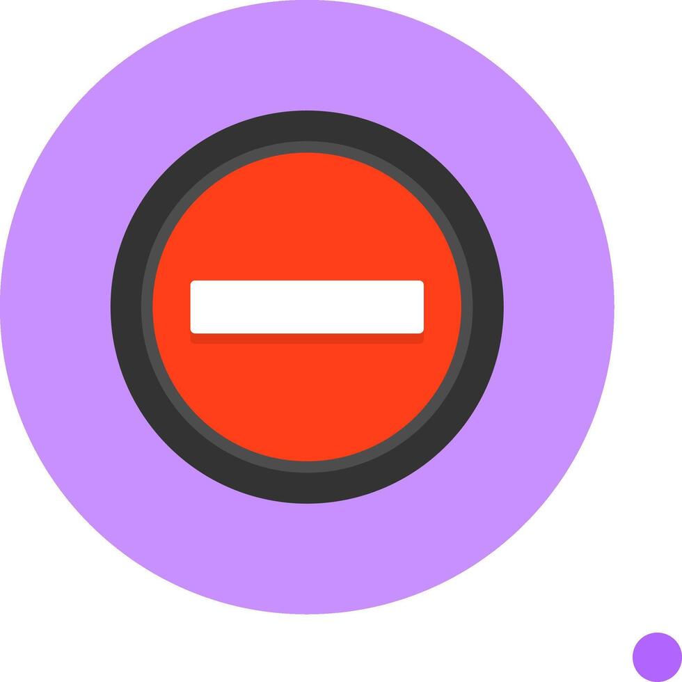 Remove Flat Long Shadow Style Icon vector