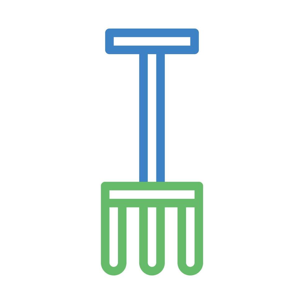 Garden fork icon. Concept of gardening, farming, and agriculture. vector
