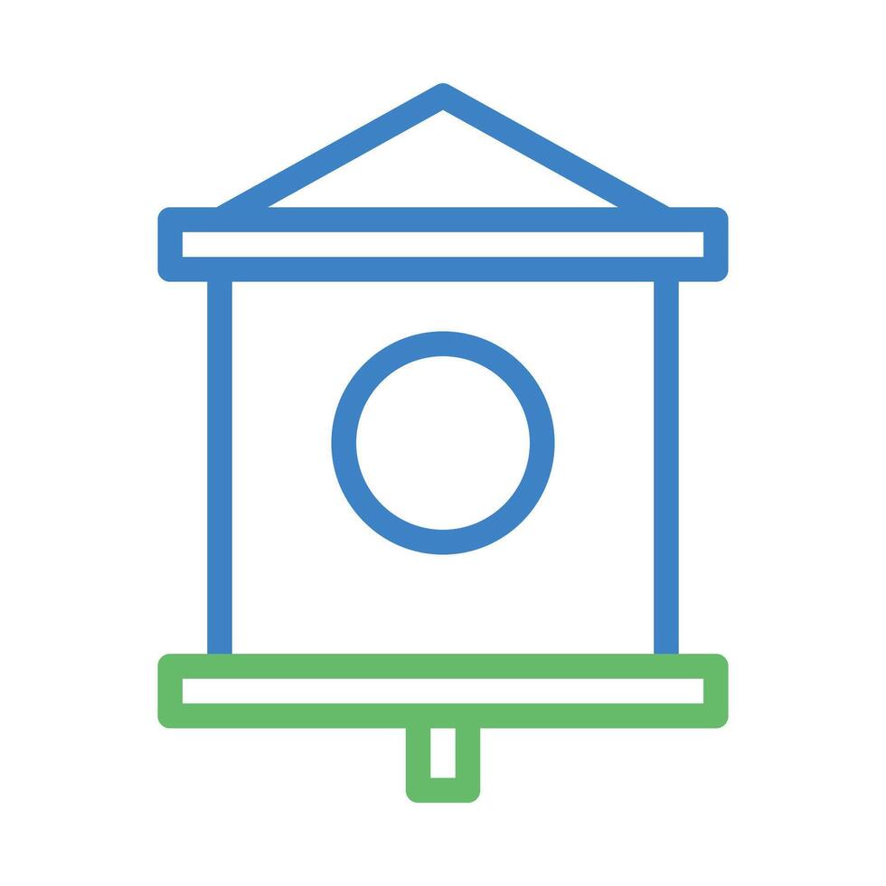 Birdhouse icon. Concept of bird care, spring, and nesting. vector