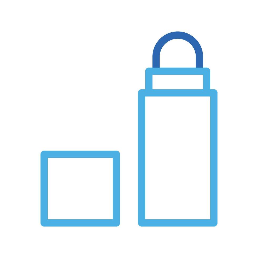 Blue marker pen icon. Concept of writing, drawing, and highlighting. vector