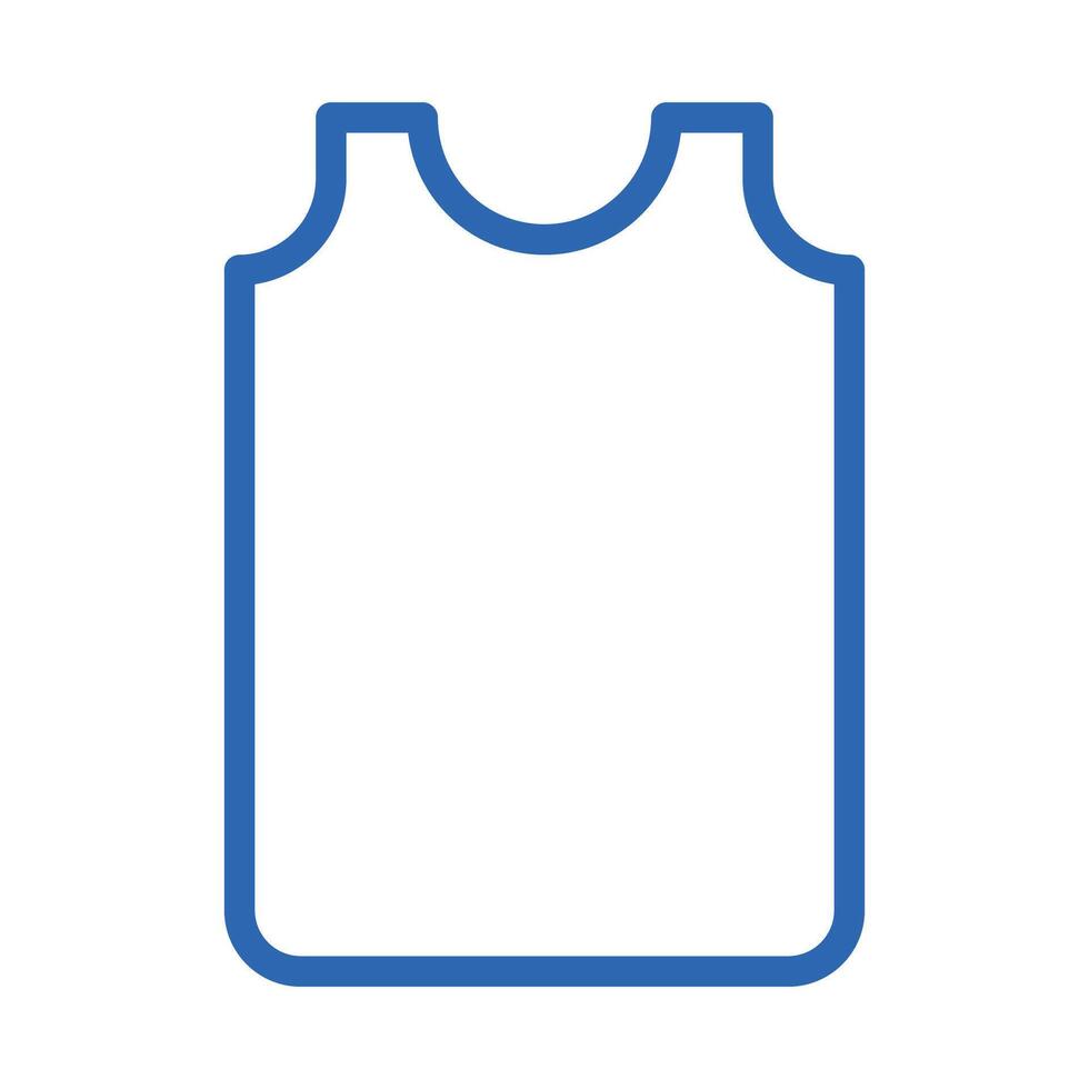 Sleeveless shirt icon. Concept of fashion, clothing, and style. vector