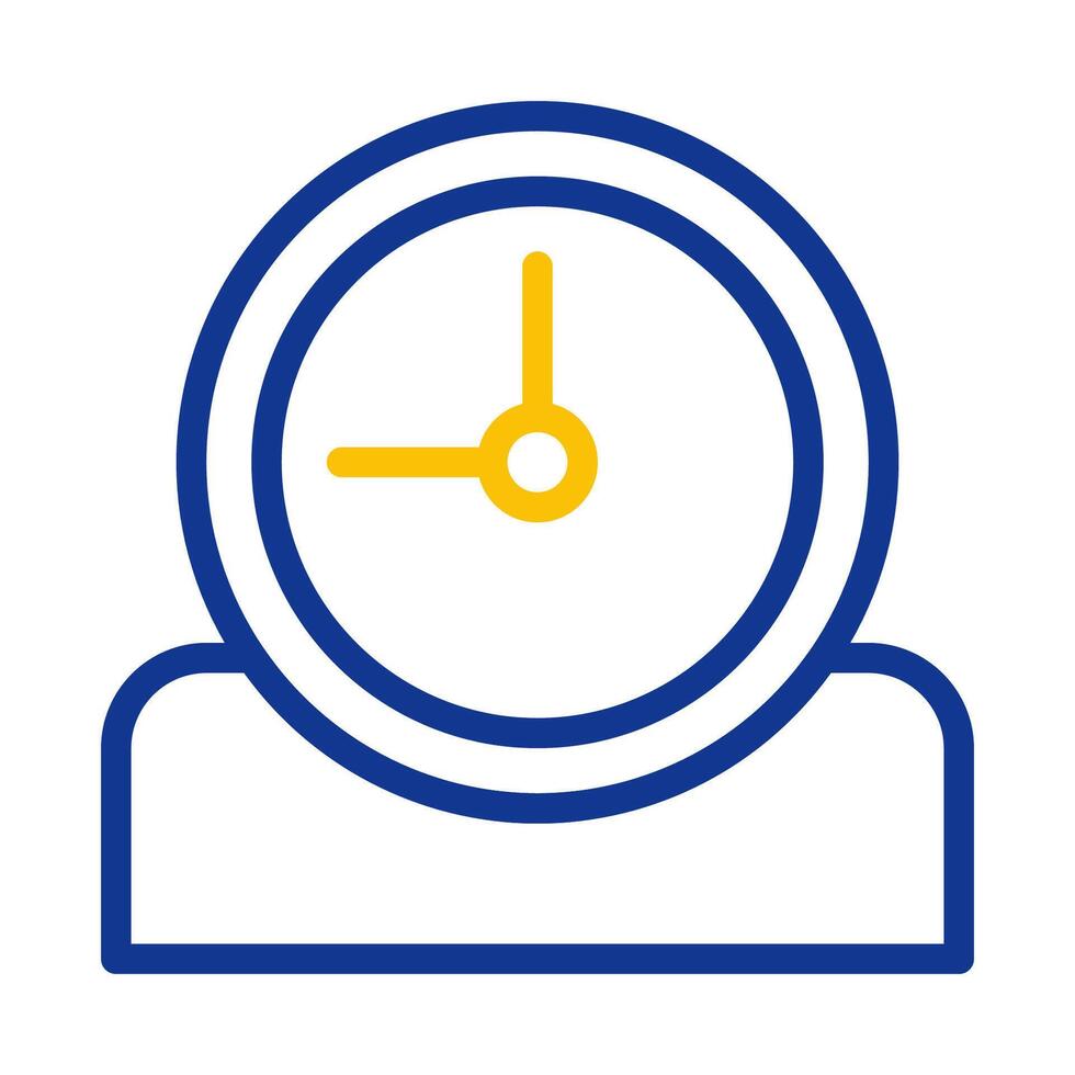 Clock icon, time management concept, deadline and schedule. vector