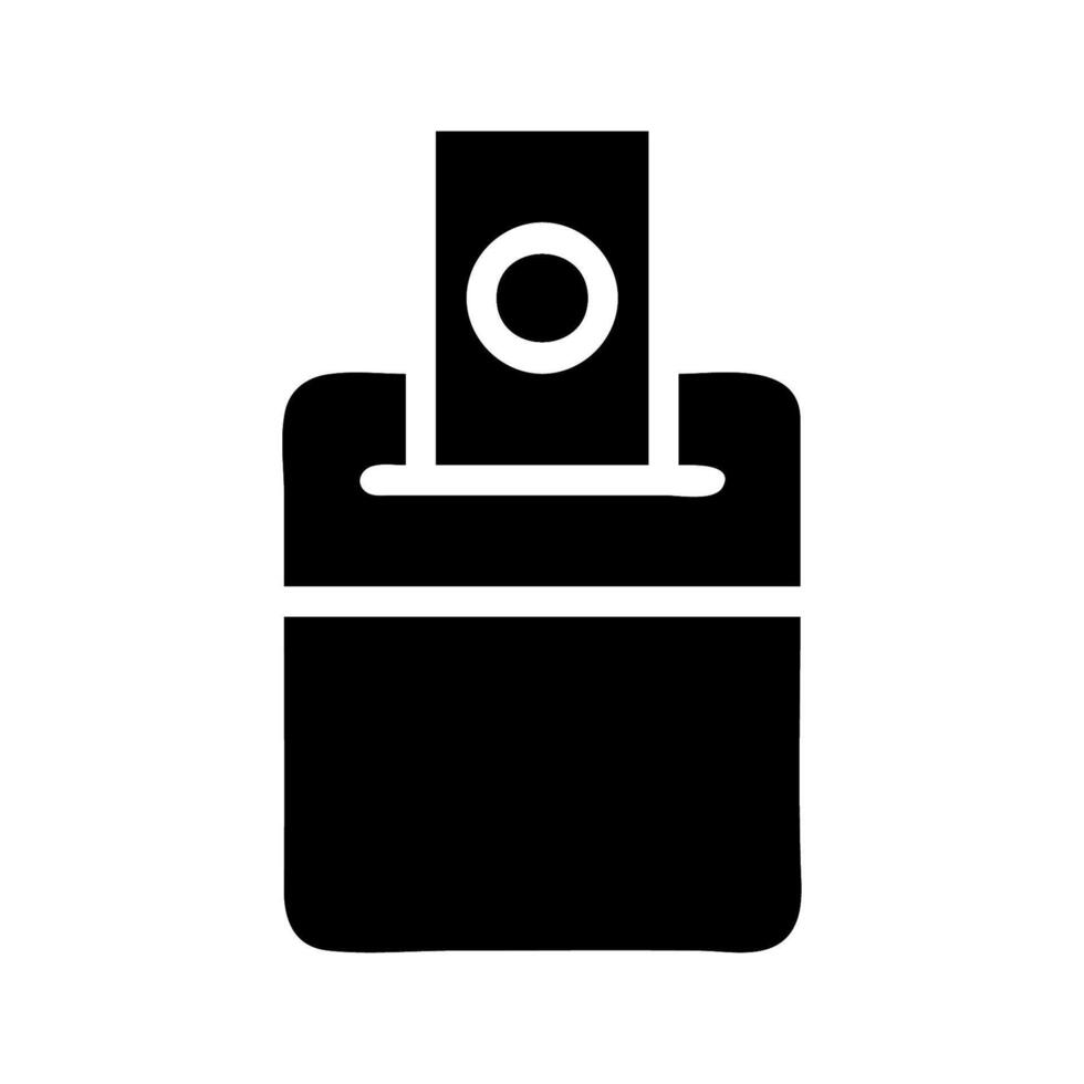 Ballot box icon. Concept of voting, election, democracy, and participation. vector