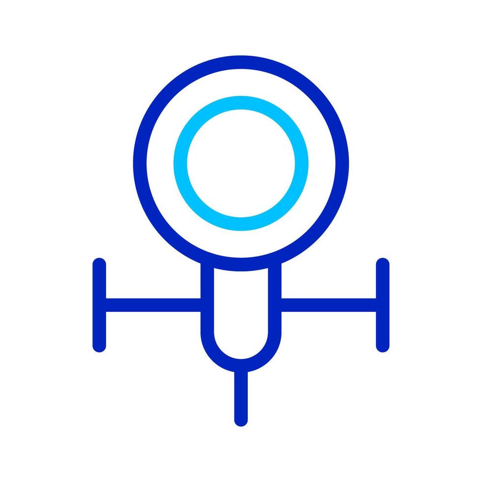 Drone icon. Concept of technology, innovation, and aerial photography. vector