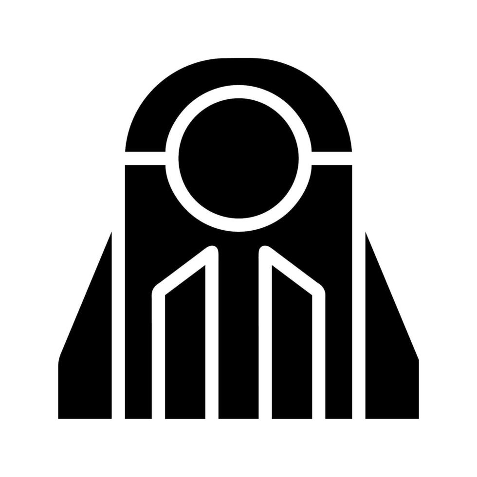 Abstract geometric rocket logo. Concept of startup, technology, and innovation. vector
